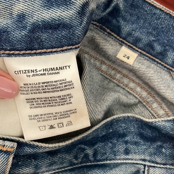 Citizens of Humanity Premium Vintage Dree Crop High Rise Slim Straight - Picture 6 of 11